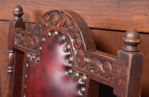 Set Of 6 Edwardian Oak Chairs SAI2367 - Image 7