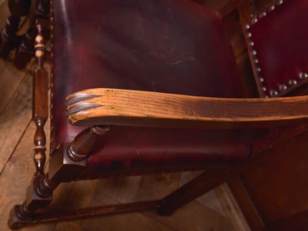 Set Of 6 Edwardian Oak Chairs SAI2367 - Image 9
