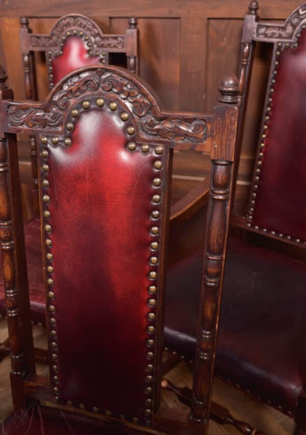 Set Of 6 Edwardian Oak Chairs SAI2367 - Image 10