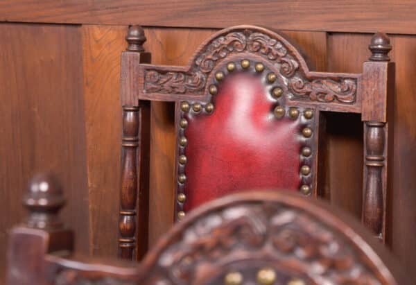 Set Of 6 Edwardian Oak Chairs SAI2367 - Image 13