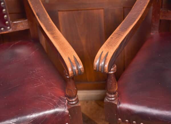 Set Of 6 Edwardian Oak Chairs SAI2367 - Image 16