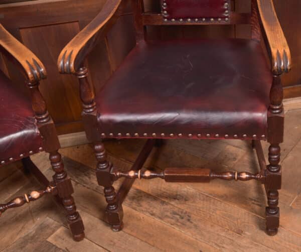 Set Of 6 Edwardian Oak Chairs SAI2367 - Image 21