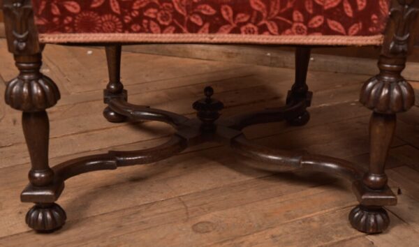 Pair Of Victorian Oak Arm Chairs SAI2714 - Image 7