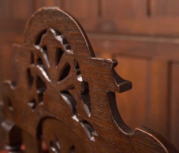 Pair Of Victorian Oak Arm Chairs SAI2714 - Image 23