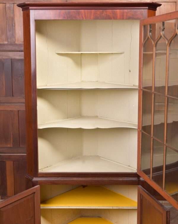 Country House Mahogany Corner Cabinet SAI2058 - Image 6