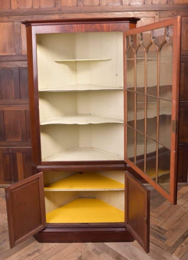 Country House Mahogany Corner Cabinet SAI2058 - Image 10