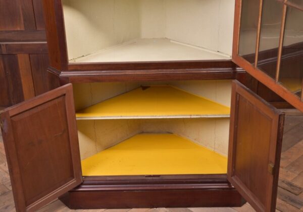 Country House Mahogany Corner Cabinet SAI2058 - Image 14
