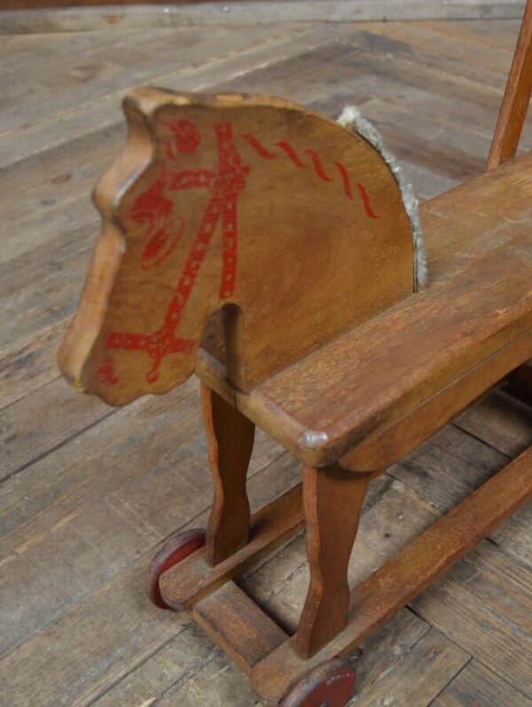 Vintage Push Along Horse SAI2849 - Image 7
