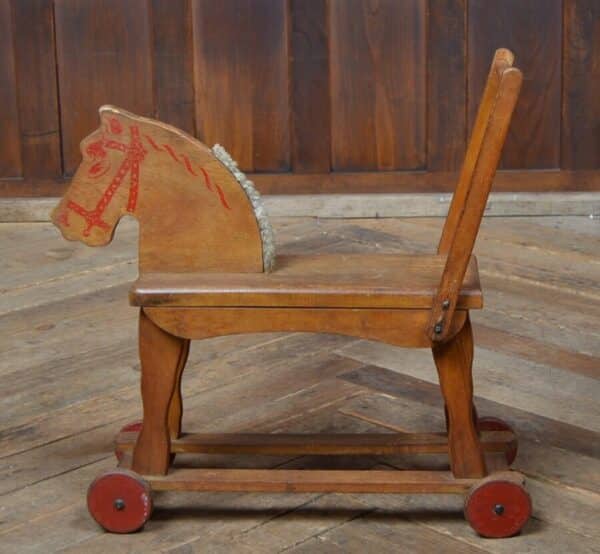 Vintage Push Along Horse SAI2849 - Image 16