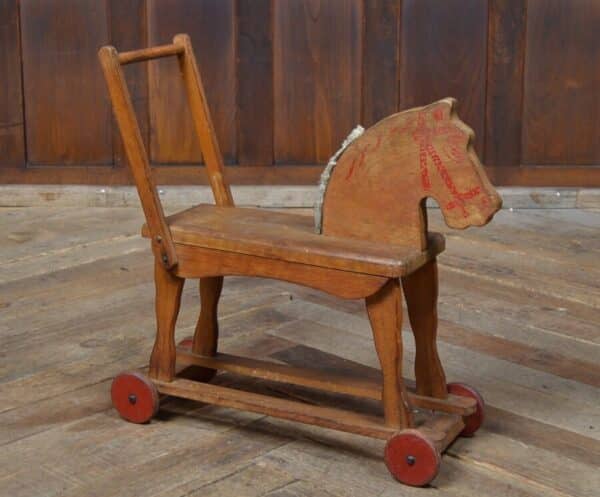 Vintage Push Along Horse SAI2849 - Image 20