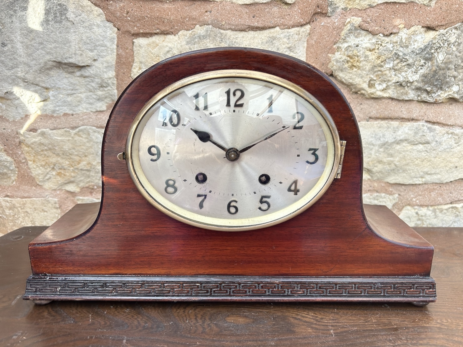 Interesting Napoleon Hat Art Deco Mantel clock â ca 1920 Mantel Clock Antique Clocks