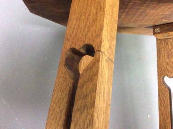 Arts & Crafts Oak Side Table c1900 - Image 2