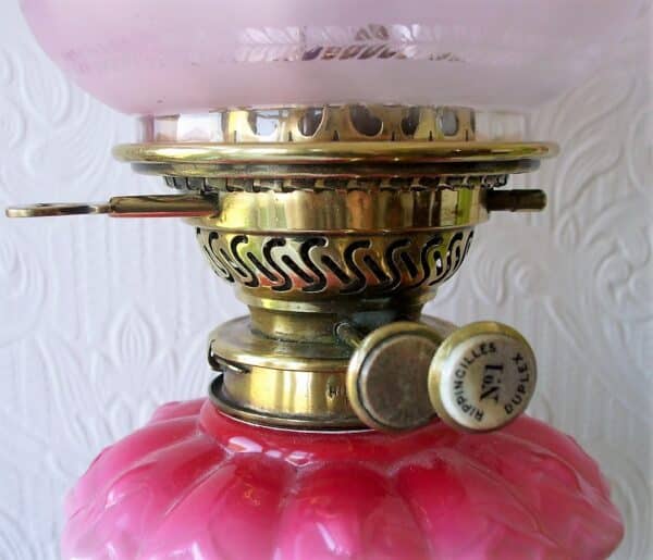 Antique English Victorian Oil Lamp - Image 6