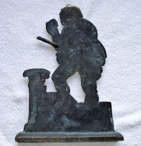 Antique English Victorian Brass Chimney Ornament - Image 2