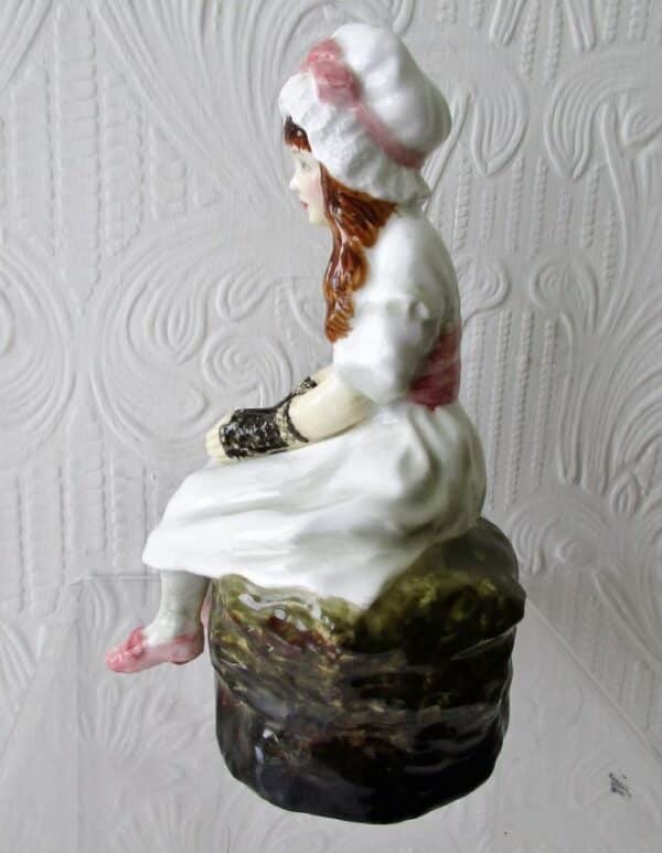 English Studio Pottery Porcelain Figurine ~ "Cherry Ripe" ~ Reginald Johnson - Image 2