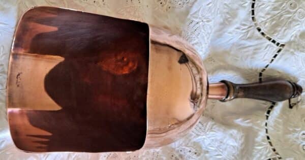 Antique English Victorian Copper Dry Goods Scoop - Image 5