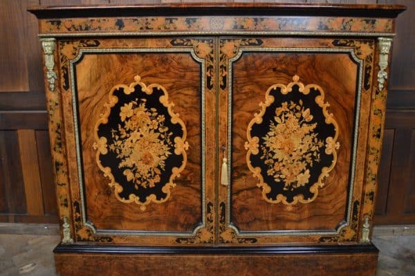 Victorian Walnut 2 Door Pier Cabinet SAI2912 - Image 6