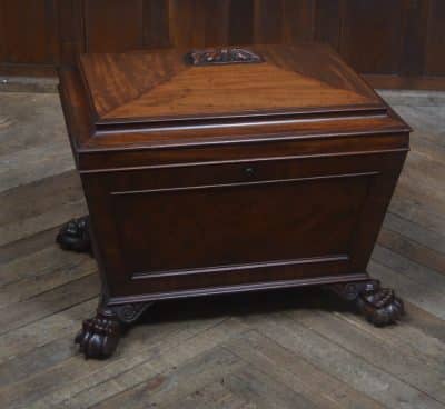 Mahogany Sarcophagus Shape Wine Cooler SAI1997 - Image 3
