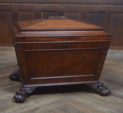 Mahogany Sarcophagus Shape Wine Cooler SAI1997 - Image 4