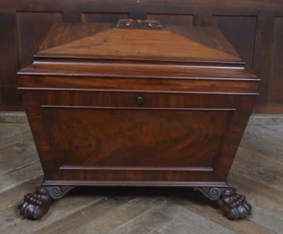 Mahogany Sarcophagus Shape Wine Cooler SAI1997 - Image 5