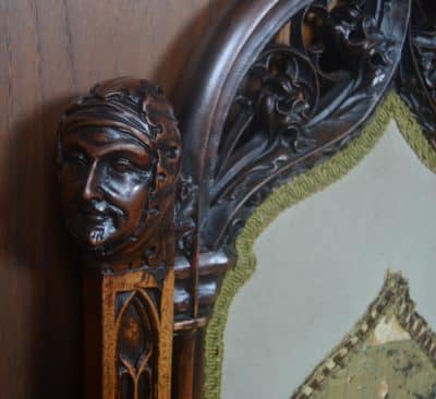Pair Of Gothic Style Victorian Chairs SAI3265 - Image 12