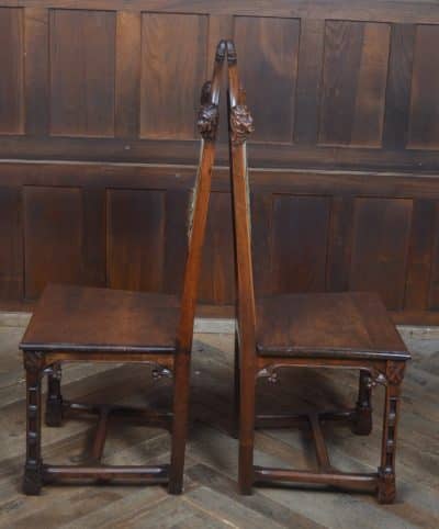 Pair Of Gothic Style Victorian Chairs SAI3265 - Image 9