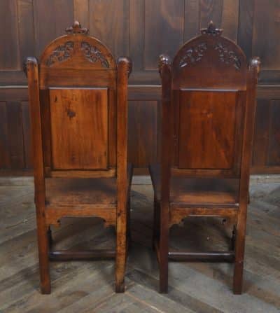 Pair Of Gothic Style Victorian Chairs SAI3265 - Image 8