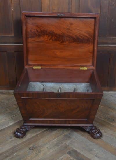 Mahogany Sarcophagus Shape Wine Cooler SAI1997 - Image 10