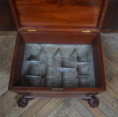 Mahogany Sarcophagus Shape Wine Cooler SAI1997 - Image 11