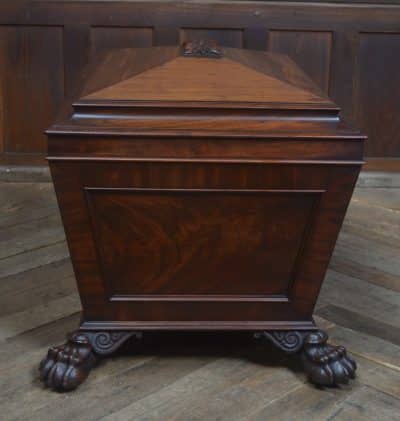 Mahogany Sarcophagus Shape Wine Cooler SAI1997 - Image 13