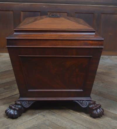 Mahogany Sarcophagus Shape Wine Cooler SAI1997 - Image 15