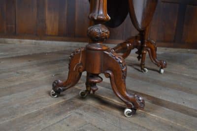 Victorian Walnut Sutherland Table SAI3148 - Image 6