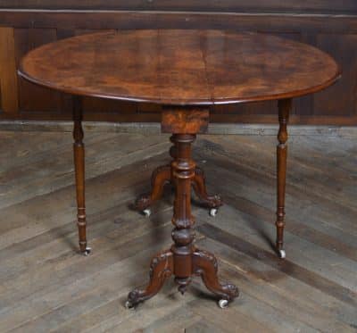 Victorian Walnut Sutherland Table SAI3148 - Image 5