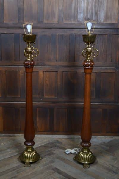 Pair Of Victorian Floor Standing / Standard Lamps SAI3149 - Image 6