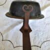 Antique English Georgian Brass Down-hearth Skillet - Image 8