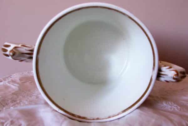 Antique English Victorian Staffordshire Porcelain Loving Cup - Image 6