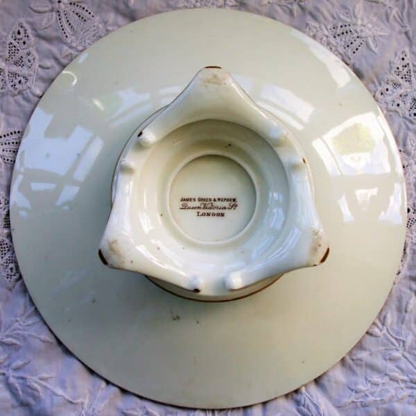 Antique English Victorian Semi - Porcelain Botanical Part Dessert Service by Grainger of Worcester - Image 6