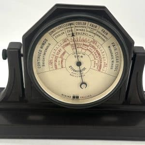 Extraordinary Art Deco Bakelite Desk Barometer – Ca1930