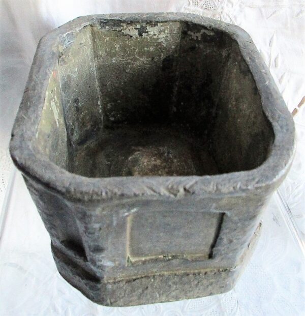 Antique English Georgian Lead Tobacco Box - Image 6