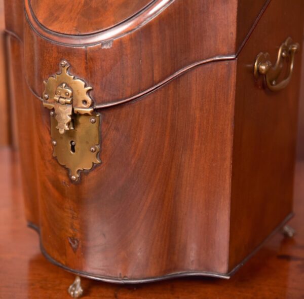 Georgian Mahogany Knife Box SAI2807 - Image 2