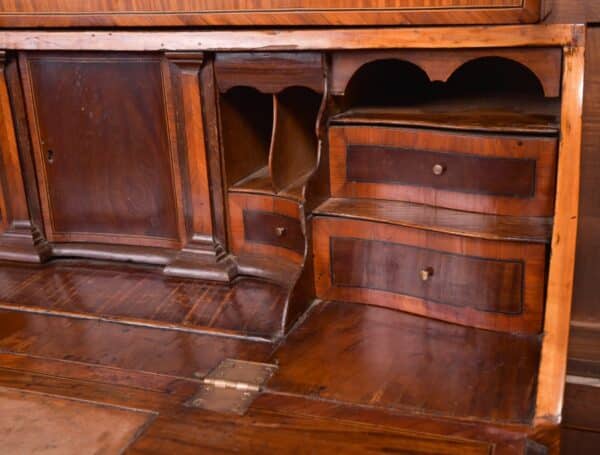 18th Century Dutch Satinwood Bombe Bureau Bookcase SAI1379 - Image 9