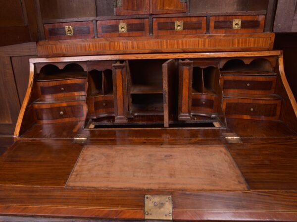 18th Century Dutch Satinwood Bombe Bureau Bookcase SAI1379 - Image 13