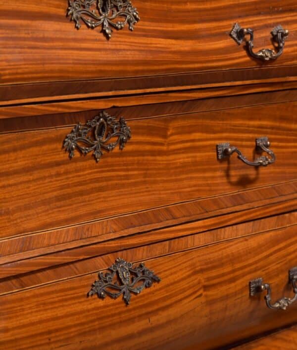 18th Century Dutch Satinwood Bombe Bureau Bookcase SAI1379 - Image 22