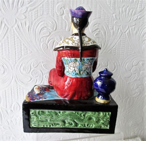 English Studio Pottery Porcelain Figurine ~ "Mandarin" ~ Reginald Johnson - Image 3