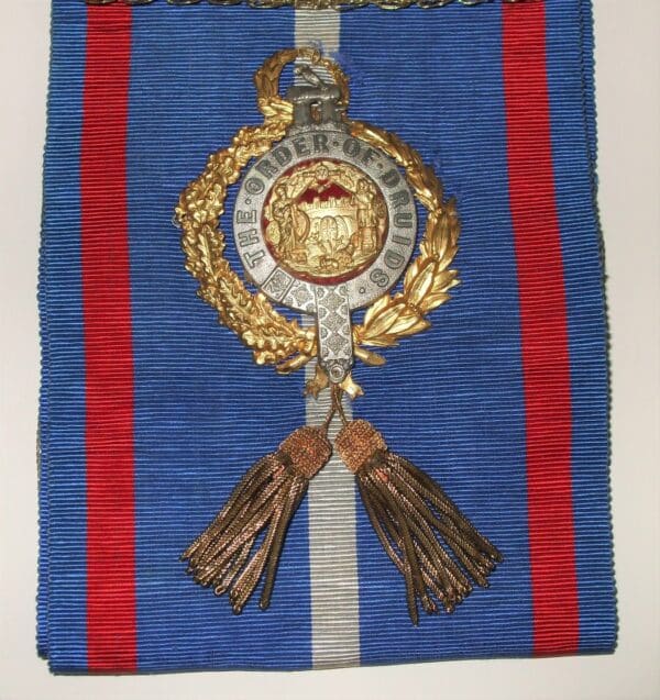 Antique English Ceremonial Sash ~ The Order of Druids - Image 4