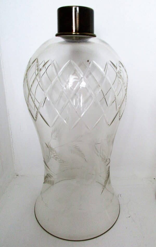 Pair of Antique English Victorian Clear Glass Candle-lustres - Image 8