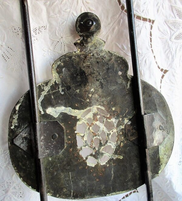 Antique English Victorian Brass and Iron Trivet - Image 3