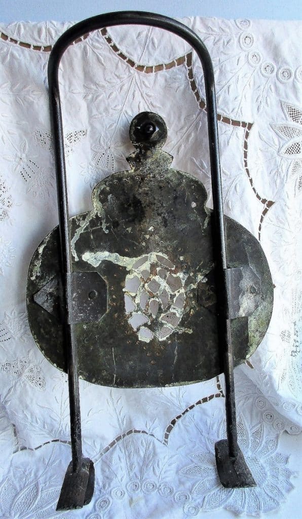 Antique English Victorian Brass and Iron Trivet - Image 4