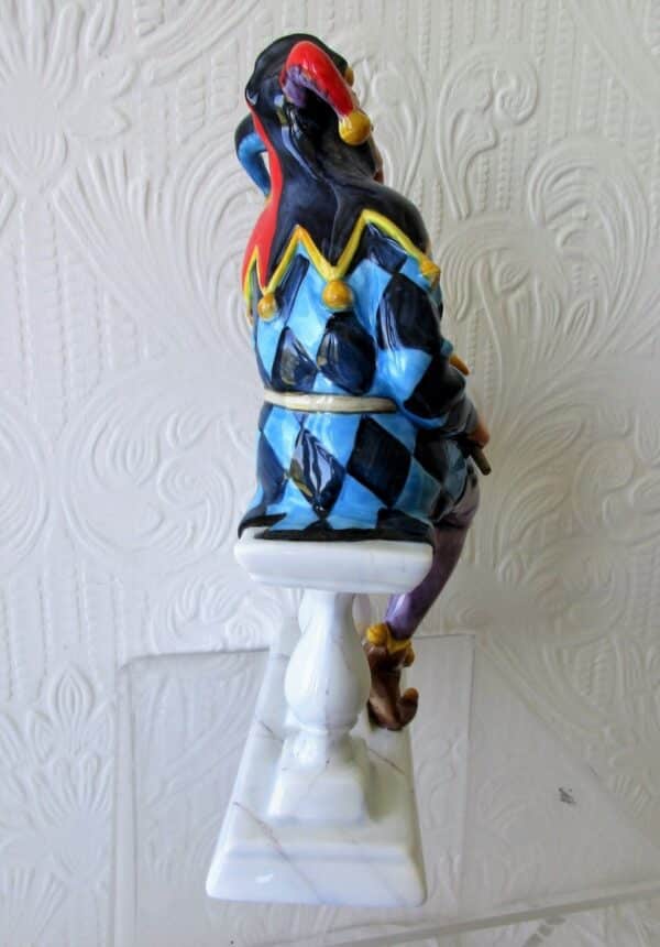 Set of Five Connoisseur English Porcelain Figurines ~ "The Jester" - Image 20