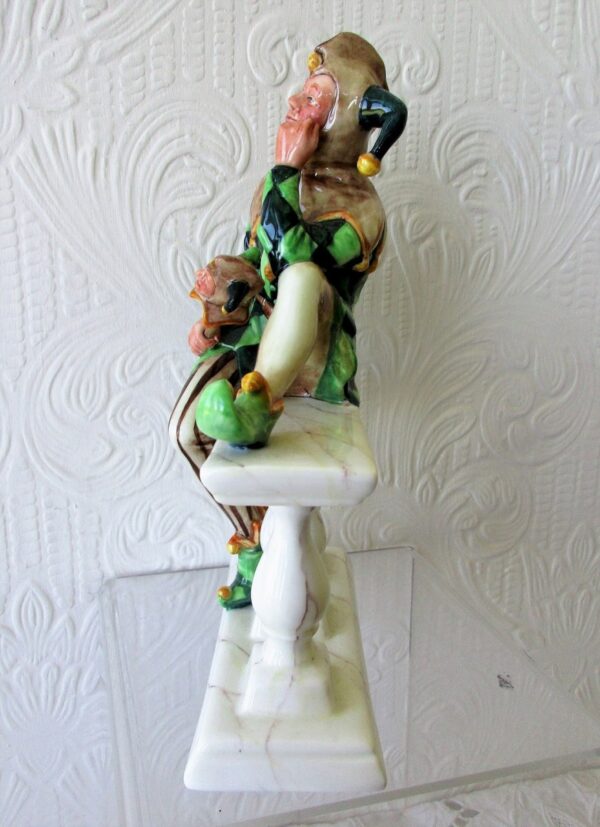 Set of Five Connoisseur English Porcelain Figurines ~ "The Jester" - Image 13